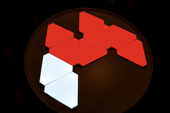 Simple Drill-Free Installation Triangle  Lights 16 Million Colors