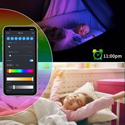 RF IP20 Flexible Rgb Led Strip Lights Kit 5m Remote 30W