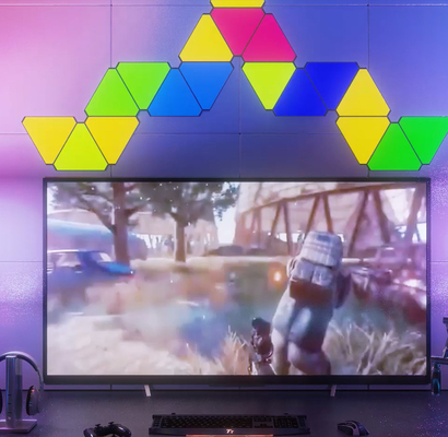 jakość Magic Triangle LED Lights Inteligentne RGB Touch Sense DIY Trójkąt zmieniający kolor światła fabryka